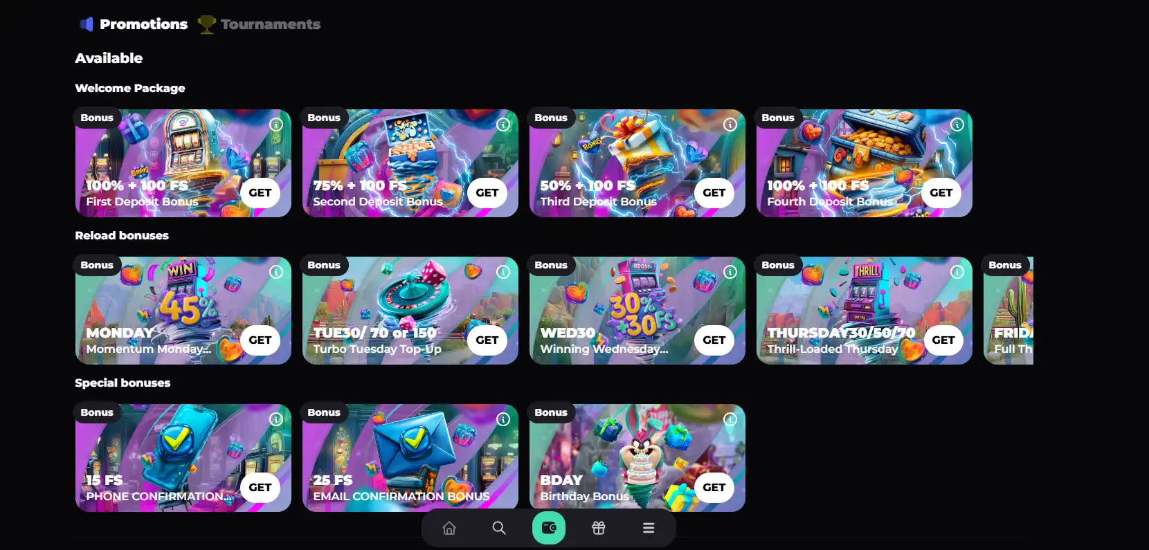 slotornado casino bonuses